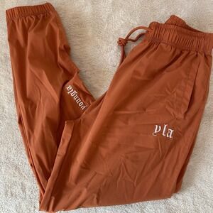 Youngla Joggers Mens Medium Orange Effortless Stretch Polyamide Track Pants